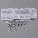 M2,M3,M4,M5,M6,M8 Hex Nuts & Flat Washers Assortment Washer Nuts kit 137pcs