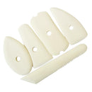 5pcs Wooden Pottery Clay Carving Tools Set for Ceramic Sculpture Modeling