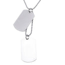 2 PCS Alloy Pendant Necklace Pendant Red and White Stripes USA American Fla T4I5