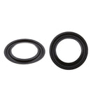3Inch Audio Speaker Rubber Edge Repair Replacement Kit Black,Pack of 2