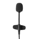 3.5mm Mini Studio Speech Microphone Adjustable Lapel Mic for PC Notebook