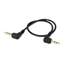 3.5mm TRRS to TRS Audio Cable Connector Wire 28cm/0.91ft for Mobile Phones