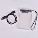 Transparent USB3.0 HDD Case Tool Free UASP Hard Drive Enclosure Cl WsJ.kz