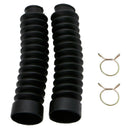 2Pcs Black Rubber Motorcycle Front Fork Shock Absorber Dust Cover For CG125B Gw
