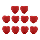 10X Heart Shape Wood Bead Craft Loose Love Bead For DIY Wedding Jewelry Findings