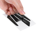 4pcs Carbon Fiber Car Side Door Edge Anti-scratch Strips Protector Guard Trim