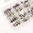 100Pack 5*20mm 0.2A-20A Fast-blow Glass Tube Fuses Kits for electronic