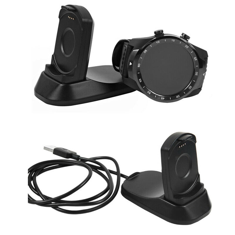 Replacement USB Charging Cable Charging Cord Cradle Dock Adapter For Ticwatch