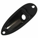 Jack plate, black for Stratocaster L7T8