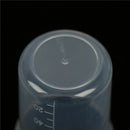 2pcs 100mL Clear Plastic Graduated Measuring Cup Jug Beaker Lab Tool JC~ï¼ˆ
