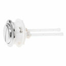 1 1/8" Thread Plastic Round Head Double Push Button Toilet Flush Valve