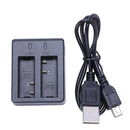 Double Charger for SJ Cam SJ4000 WiFi SJ5000 SJ6000 SJ7000 Action Camera (B M4X1