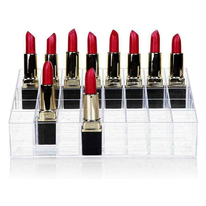 40 Slot Lipstick Holder Display Stand Cosmetic Organizer Acrylic Case D8X7