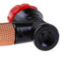 Bike Tyre Inflator Head Mini Hand Pump Head Bicycle For CO2 Air Bottle Black ME
