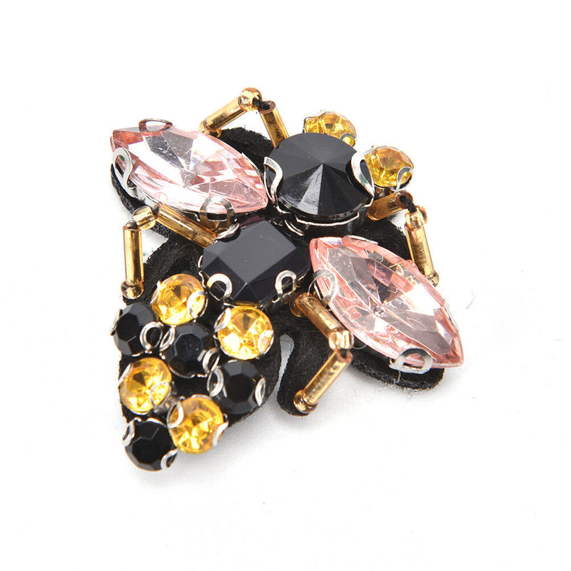 1 x bee sequins rhinestones beads applique patches clothing bags decor sew onã€OS