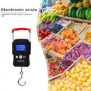 50kg Mini Weighting Electronic Scales Retractable Travel Luggage Scale
