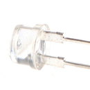 10PCS NEW 8mm 0.5W 3.0-3.2V Straw hat LED White Super bright LED S Ew