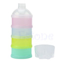 Portable Baby food storage Milk Food Powder Container Bottle Container 4 Layer