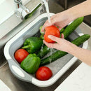 Multifunction Collapsible Cutting Board Drain Basket Basin Q8I2 2019 T D8F6