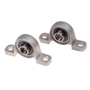 2Pcs 10mm Diameter Bore Ball Bearing Pillow Block Mounted Support KP000  Z