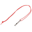 Titanium Emergency Whistle,Loud Portable Whistle Necklace Cord for Emergenc Q8Z3