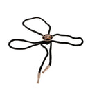 Western Cowboy Round Bolo Tie Cowboy Men Neck Tie Necklace for Men's Gift