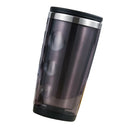 Double Walled Insulation Hot or Cold Mug Sports Water Bottle 400ml Black
