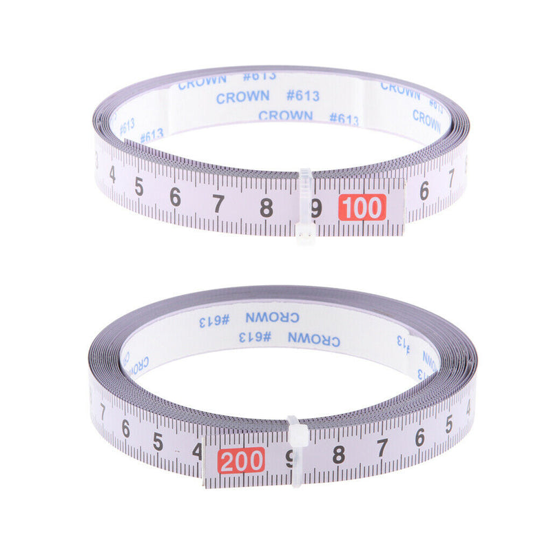 2 x Professional Miter Saw Self Adhesive Tape Measure For Table Saw Router Table