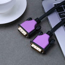 1M DVI(24+1)Male To Male Cable Double Magnetic for Computer Monitor
