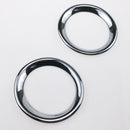 3X(Car Styling Abs Chrome Front Fog Light Lamp Cover Trim for Mercedes-Benz