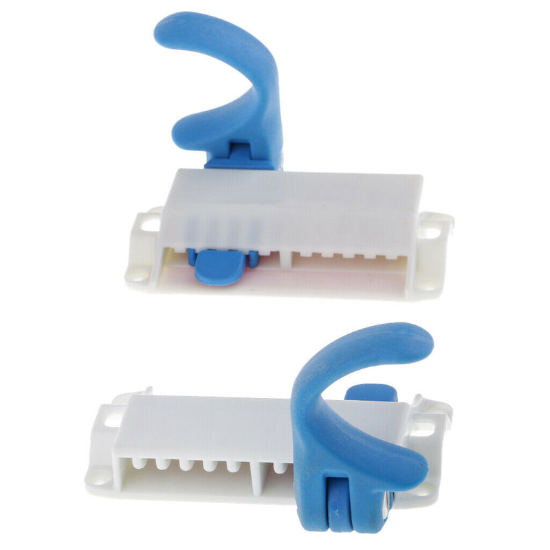 1 Pair Lightweight Fishing Rod Wall Rack Pole Stand Holder Fishing Gear