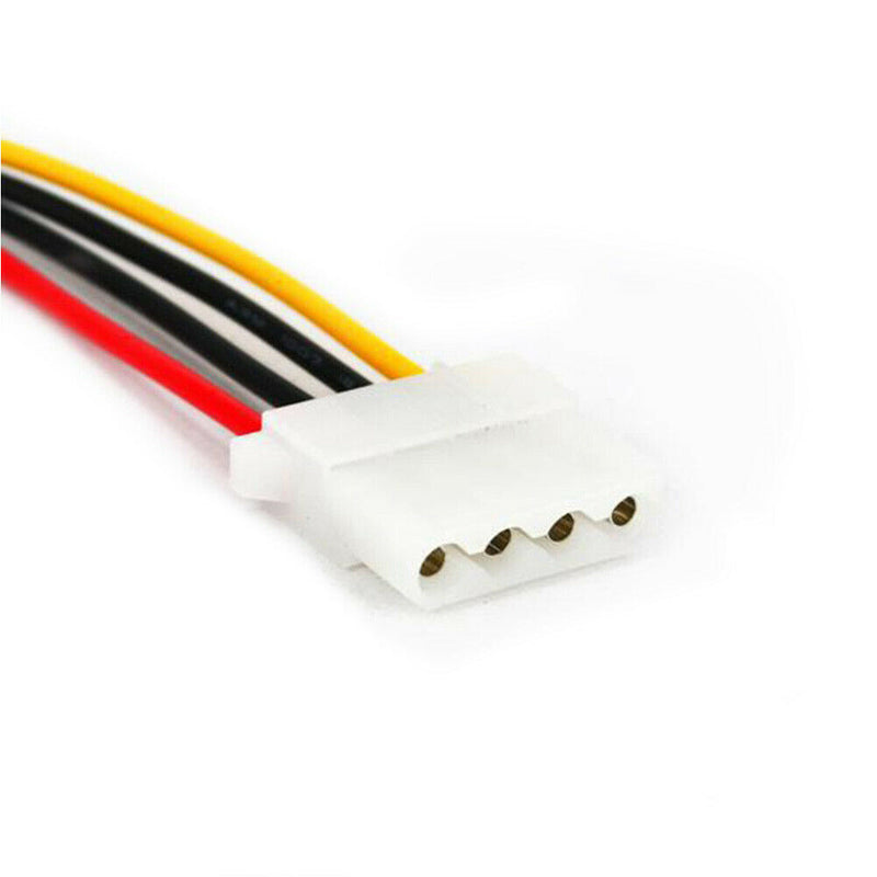 1* Male Female 4-pin Power Drive Adapter Cable to Molex IDE SATA 15-pin HOT