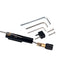 Set of Fixed Guitar Bridge, Tailpiece Nut Bridge 5 Strings Headless + Key +
