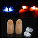 2pc BLUE Magic Light up thumbs fingers trick appearing light close Magic Thumb