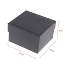Square Watch Box Jewelry Holder Display Storage Organizer Case Box+Sponge Pad