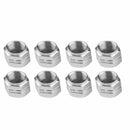 8pcs Aluminium Car Wheel Tyre Valve Stems Air Dust Cover Screw Cap Accessories
