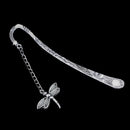 Luminous Creative Dragonfly Butterfly Retro Metal Moon And Stars Book Marks JR
