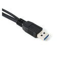 0.5m High Speed Dual USB 3.0 A Male to Micro B Y Cable Move Hard Disk Cable