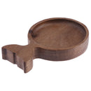 Small Wood Dessert Plate Mini Fish Fruit Sushi Plate Sauce Dish MatB Bj