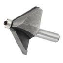 1/2" Shank Diameter 1 1/2" Cutting Depth 45 Degree Chamfer Router Bit W7U6