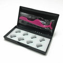 8 Pcs Magnetic Eyelashes Reusable Double Magnet False Eye Lashes & Tweezer K3D1