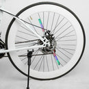 30 Pattern Colorful LED Bicycle Hub Light Night Cycling Tyre Wheel Warning Light