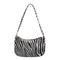 Fashion Zebra Print Women Handbag Tote Small PU Underarm Shoulder Bag (2)