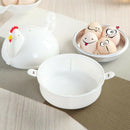 Chicken Shape Microwave 4 Egg Cooker Steamer Kitchen Cooking Boiler Utensil