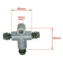 3 Way Hydraulic Brake Hose Line CNC Pipe Connector Coupling Tee Adapter U2I6
