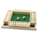 4 Players Digital Puzzle Board Game Shut The Box Game Set Number Drinking G