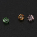 200PCs Mixed Crystal Quartz Faceted Beads 4mm F6J5