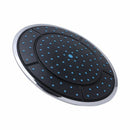 Round Shape Bathroom Top Shower Head Straight Screw Rainfall Showering Sprayer