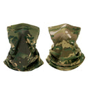 2Pcs Silky Sports Balaclava Soft Dustproof Headscarf Skiing Anti-UV Bandana