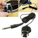 Piezo Clip On Microphone Pickup for Acoustic Guitar Violin Mandolin Ukulele NEW